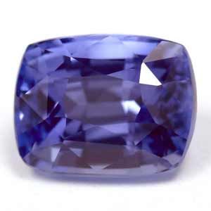 Szafir 2,00 ct, niebieski, szlif cushion