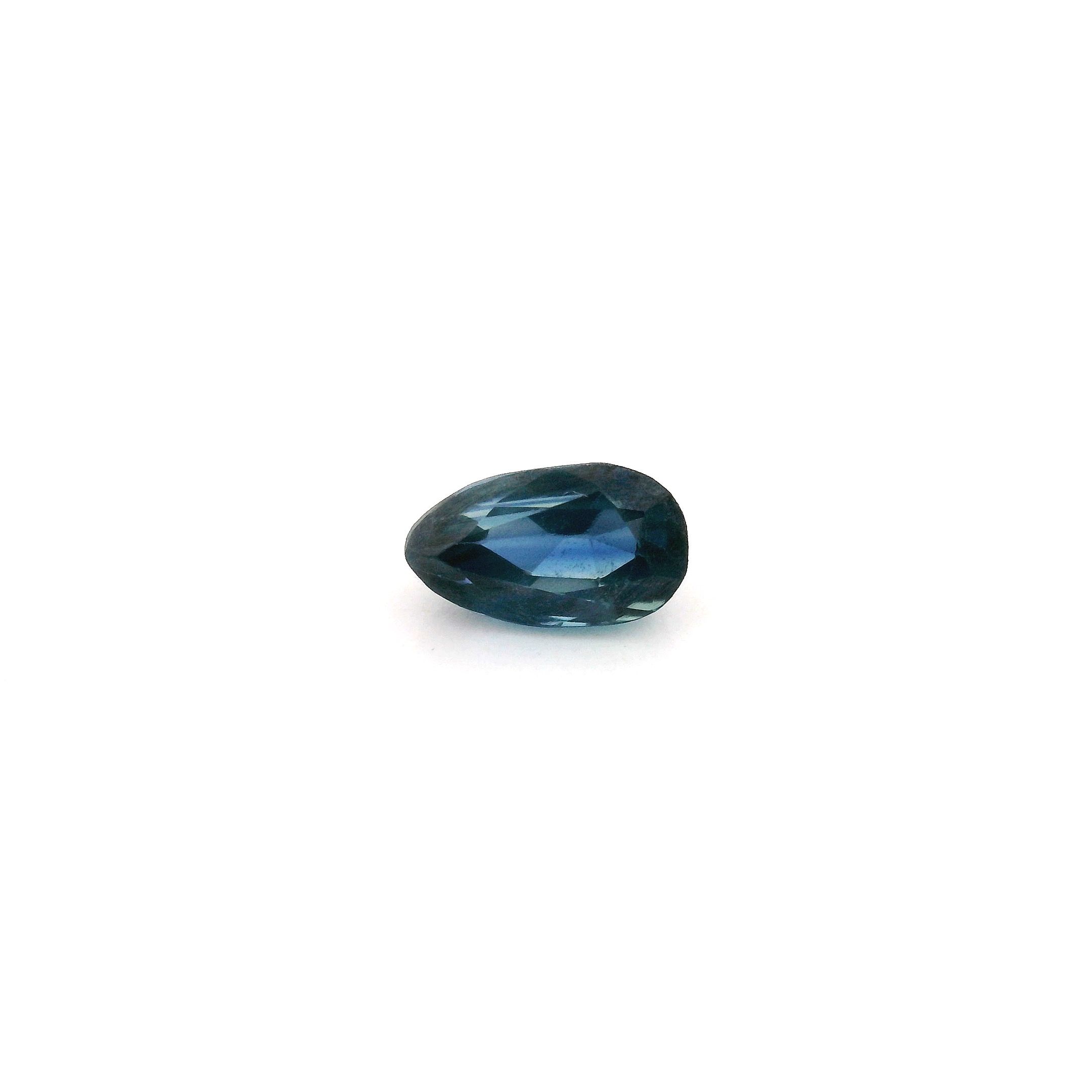 SAPPHIRE FACETED 0.75ct BLUE intense EC AUSTRALIA NONE