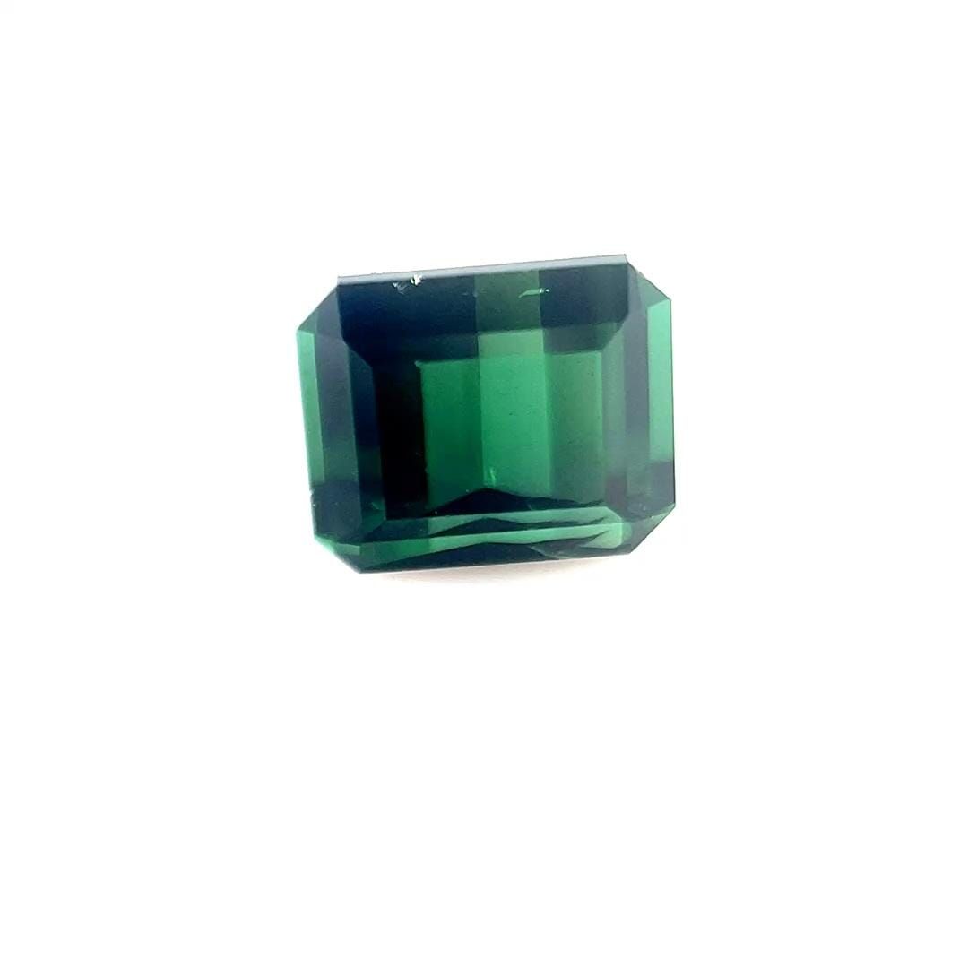 Turmalin 1,84 ct, zielony, szlif szmaragdowy