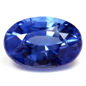 Szafir 1,00 ct, niebieski, szlif owalny