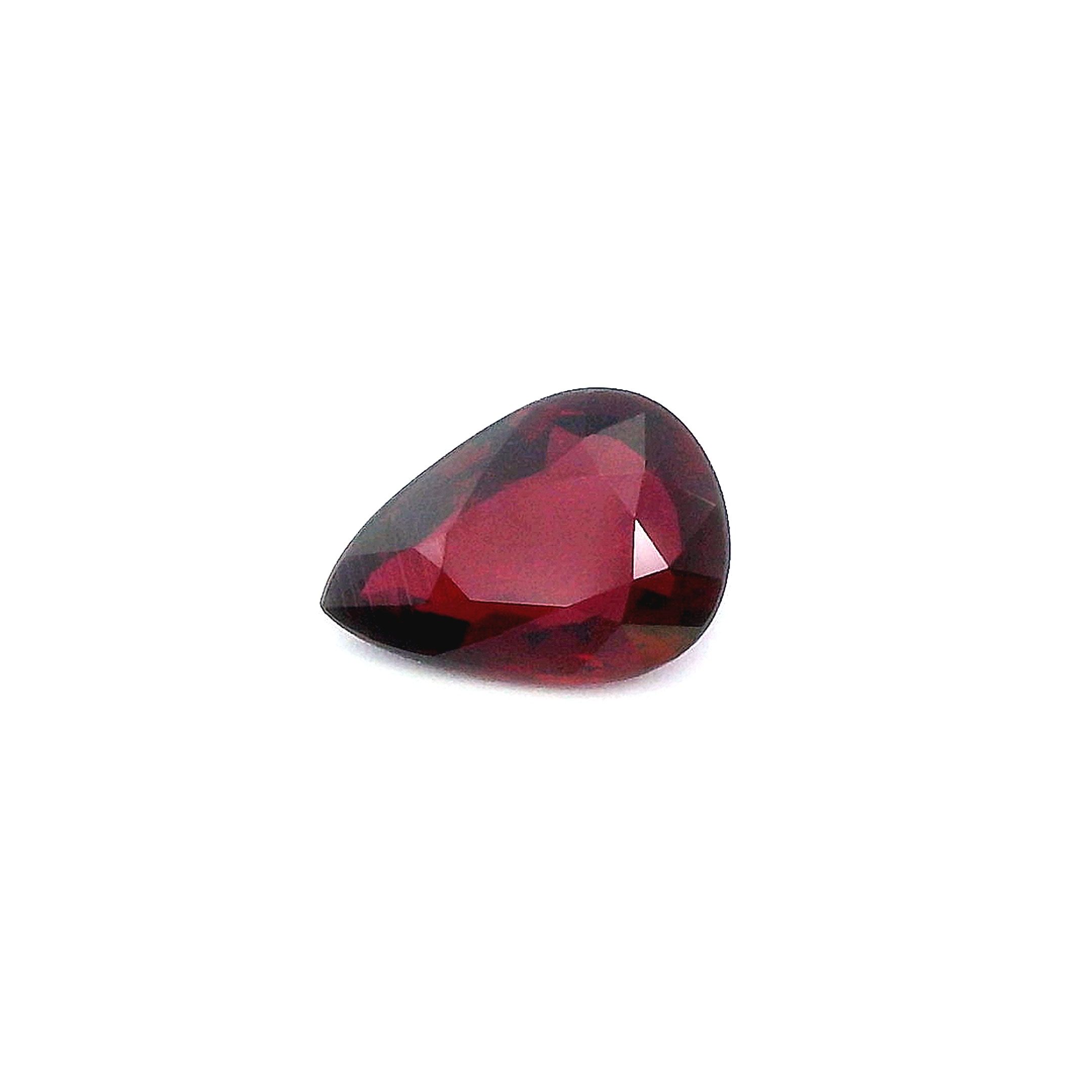 1.01 ct Pear ruby