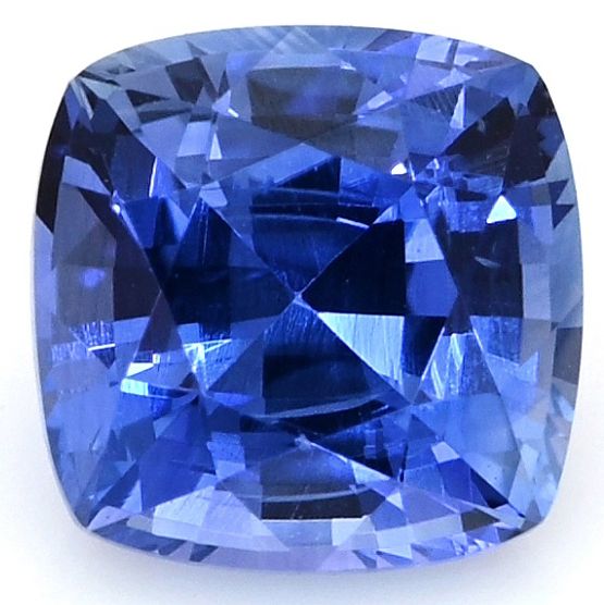 Szafir 1,08 ct, niebieski, szlif cushion