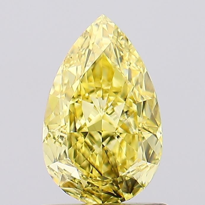 1.11 CT Fancy Vivid Yellow PEAR