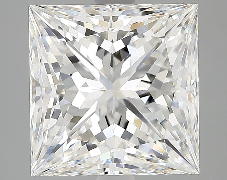 4.53 carat f VVS1 EX Cut IGI princess diamond