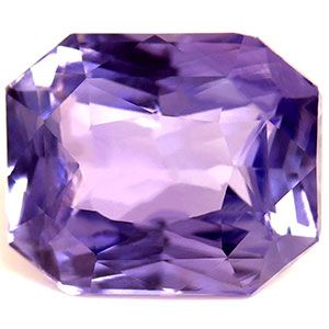 Szafir 1,73 ct, purpurowy, szlif szmaragdowy