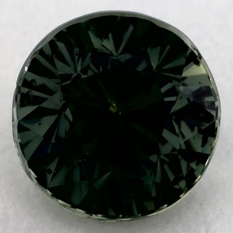 Szafir 1,68 ct, zielony, szlif okrągły