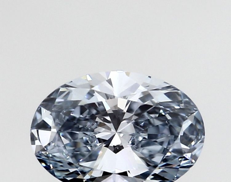 0.32 CT Fancy Blue OVAL
