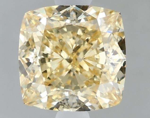 1.28 CT Fancy Yellow CUSHION MODIFIED