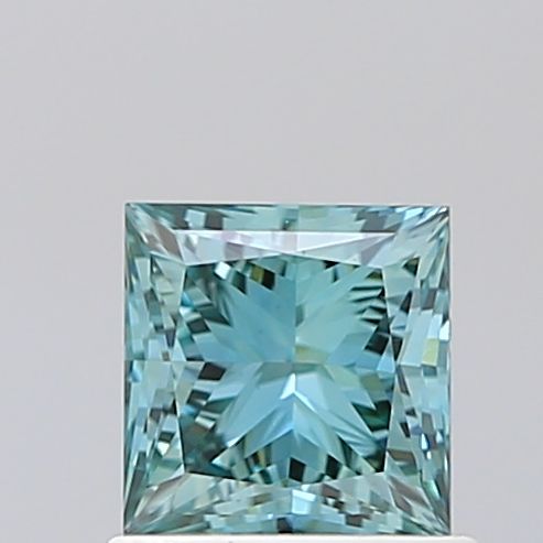 0.64 CT Fancy Deep Green PRINCESS