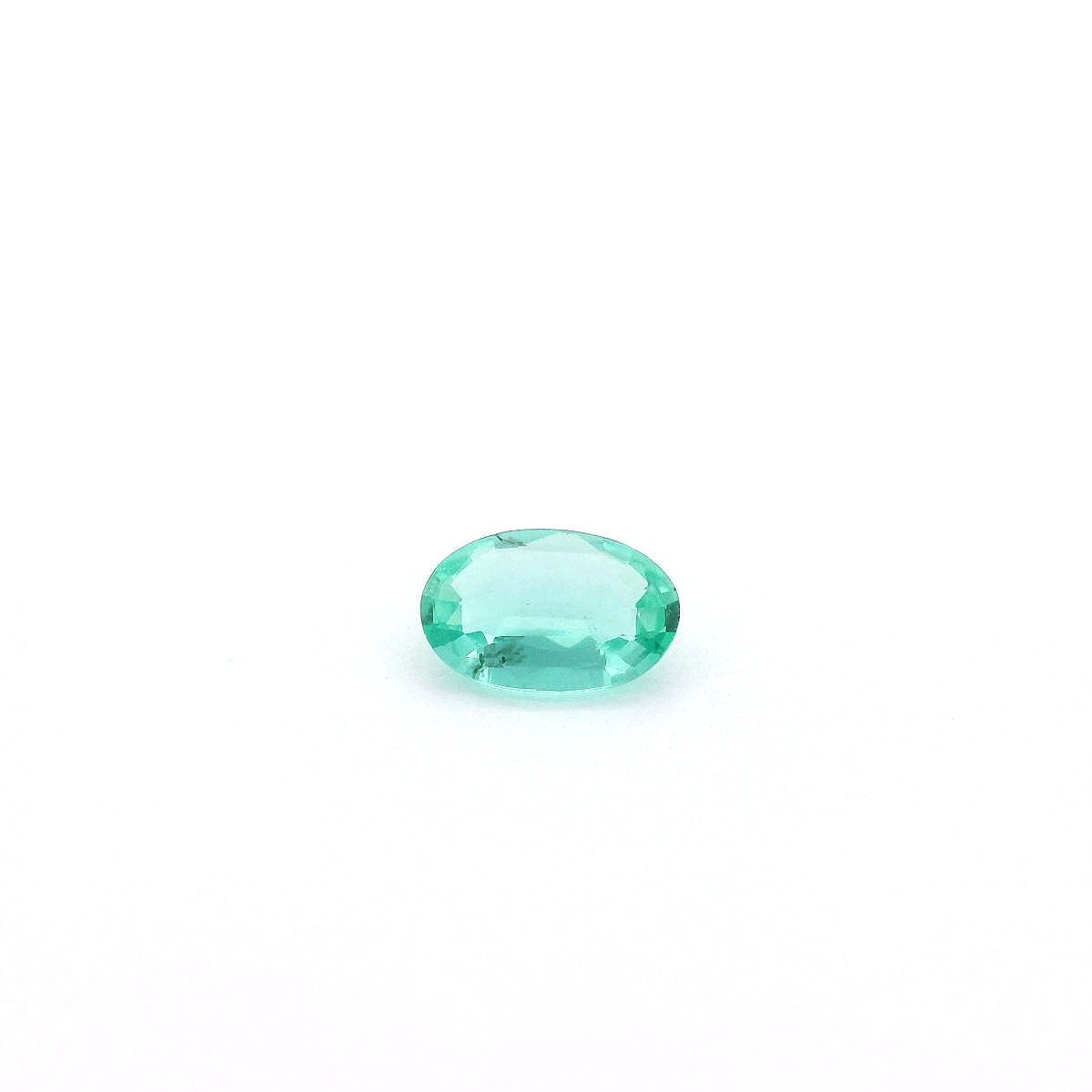 EMERALD FACETED 0.33ct GREEN Light SI ZAMBIA NONE