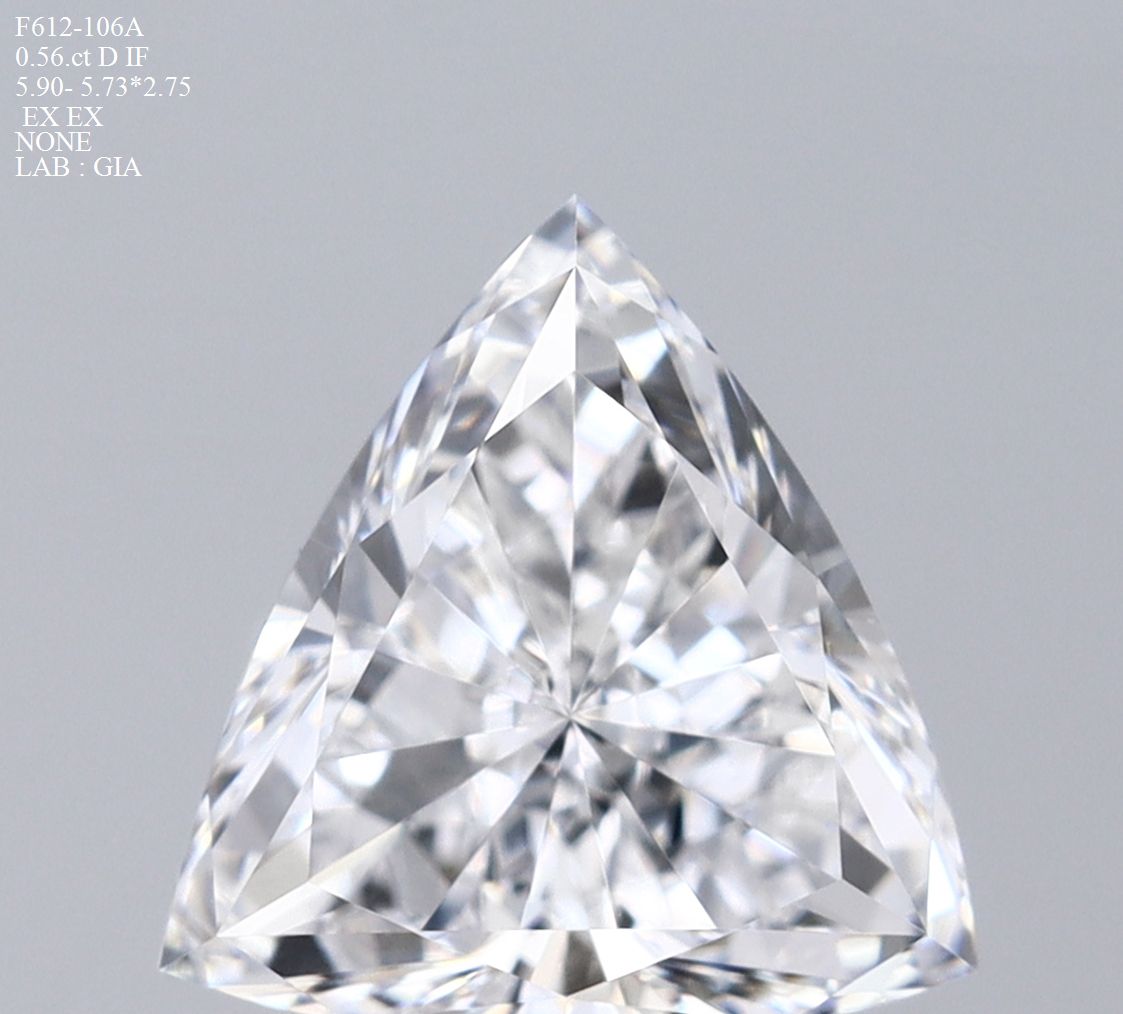 Prírodný diamant triangel,...