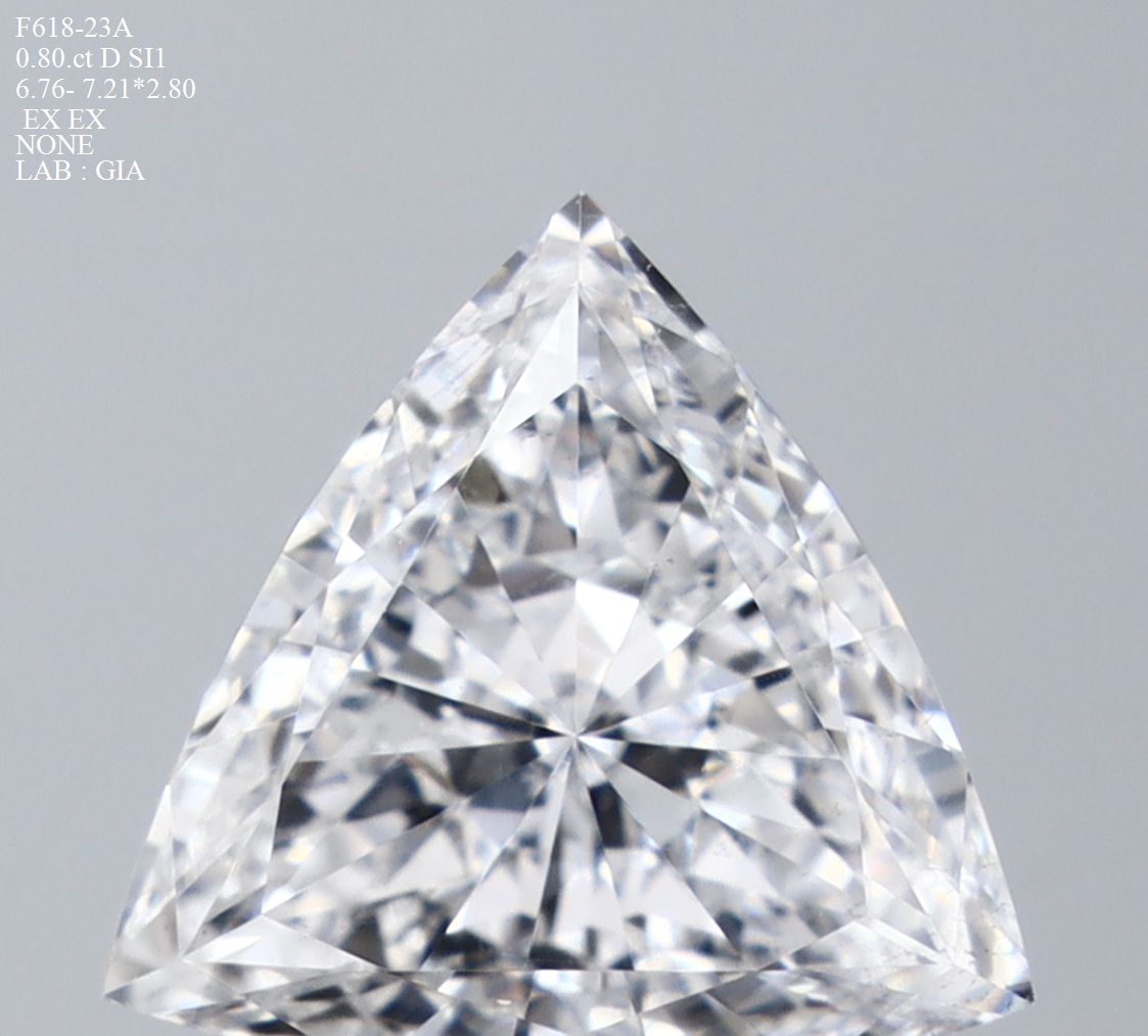 Prírodný diamant triangel,...