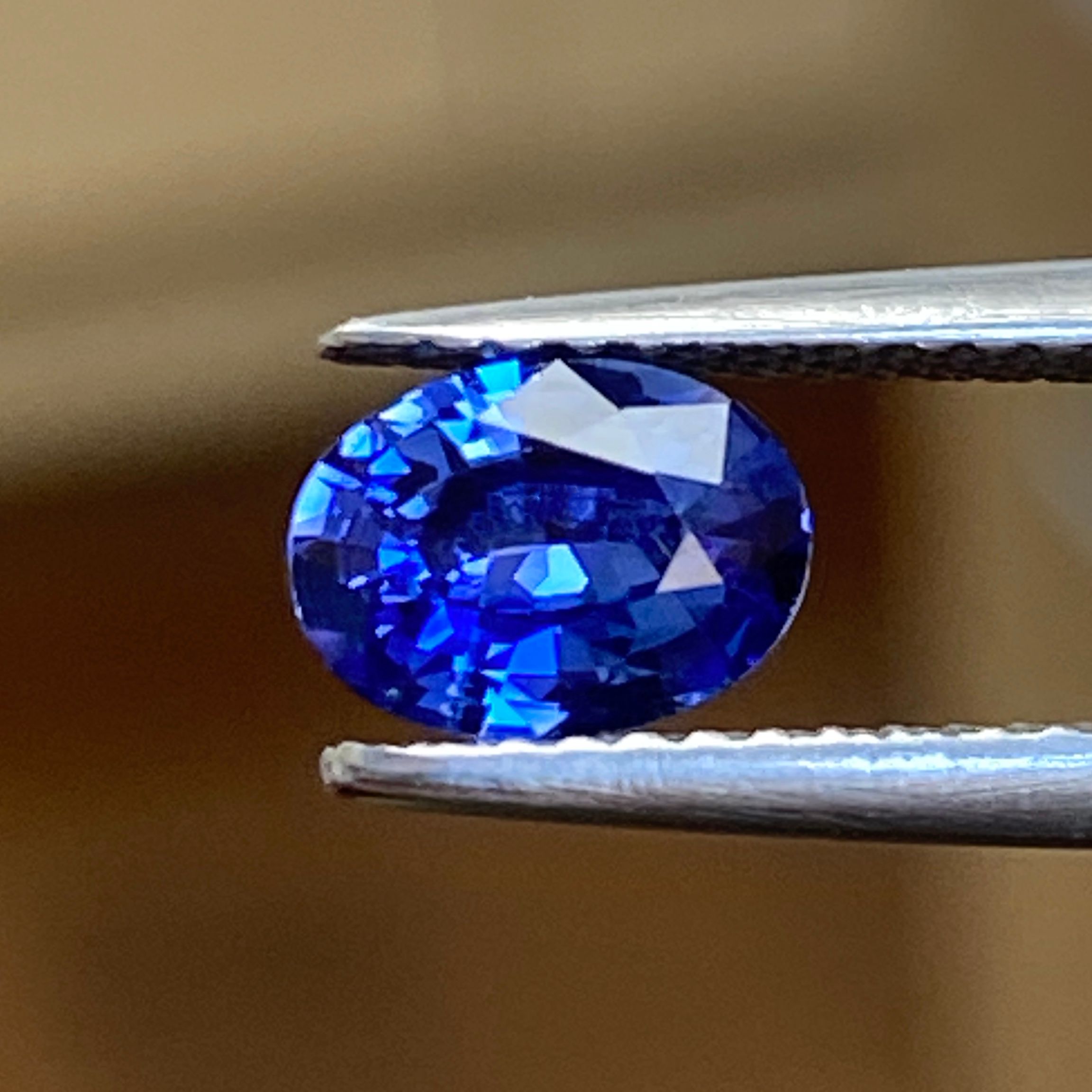 SAPPHIRE FACETED 0.87ct BLUE Blue EC SRILANKA HEATED