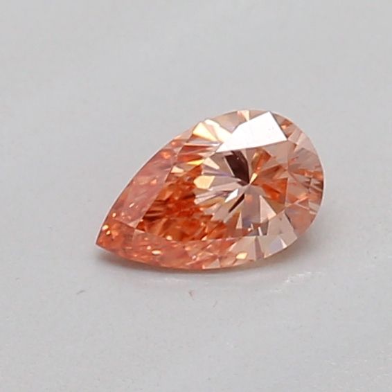 0.14-carat pear diamond with null color, null cut, and VS2 clarity.