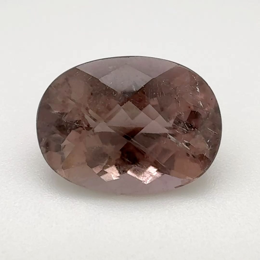 Turmalin 7,69 ct, różowy, szlif owalny