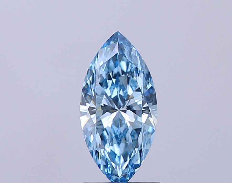 1.0 CT Fancy Vivid Blue MARQUISE
