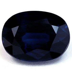 Szafir 1,80 ct, niebieski, szlif owalny