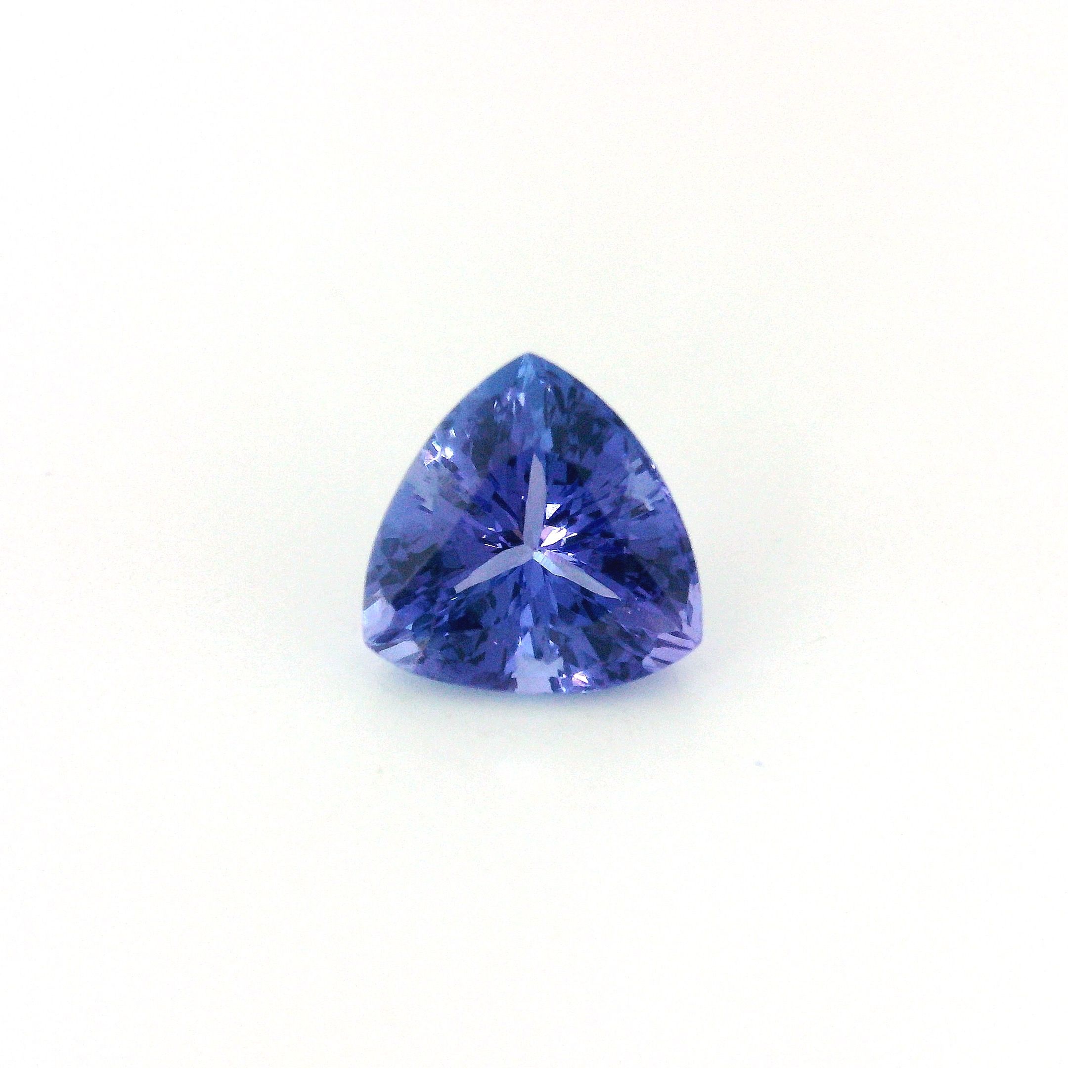 Tanzanit 2,22 ct, niebieski, szlif trójkątny