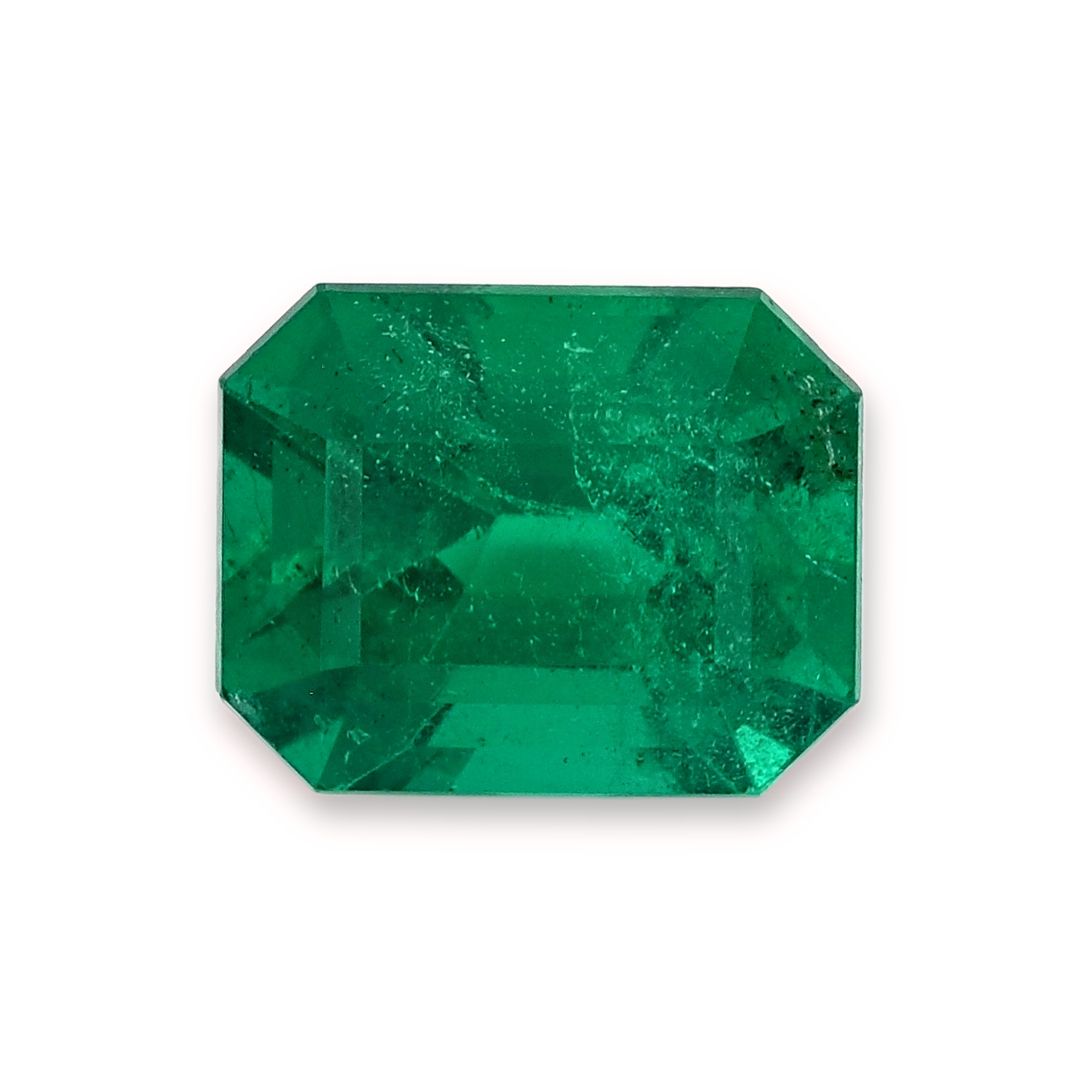 Szmaragd 4,47 ct, zielony, szlif szmaragdowy
