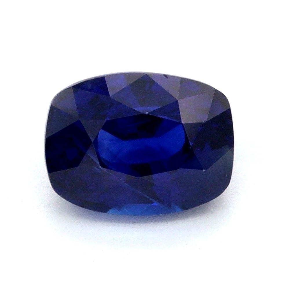 Szafir 1,19 ct, niebieski, szlif cushion
