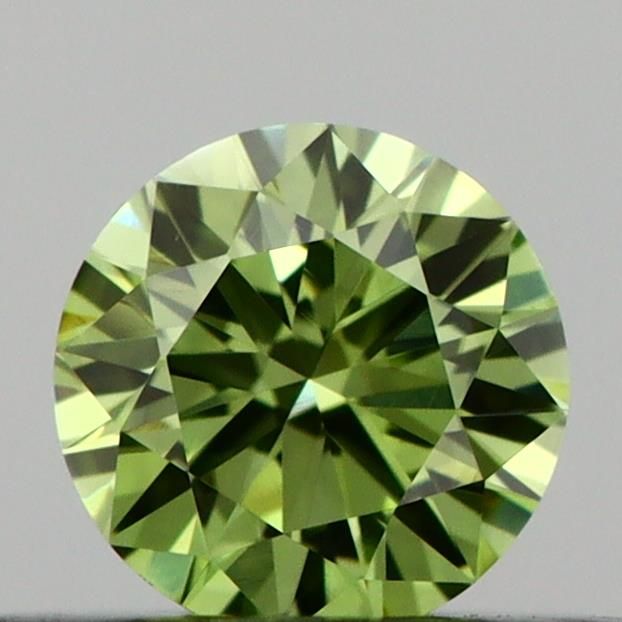 0.23 CT Fancy Vivid Green ROUND