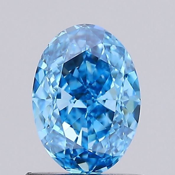 1.09 CT Fancy Vivid Blue OVAL