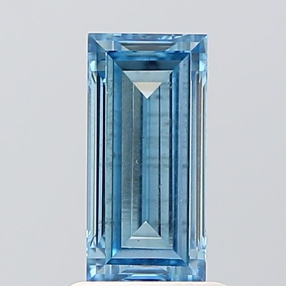 1.13 CT Fancy Intense Blue BAGUETTE