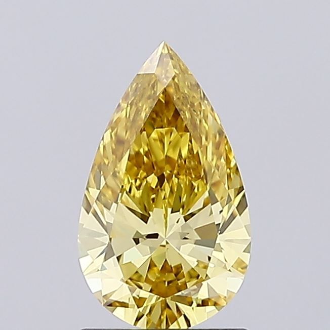 1.02 CT Fancy Intense Yellow PEAR