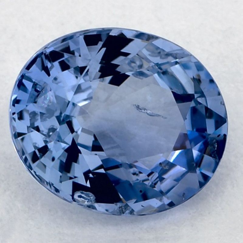 Szafir 2,02 ct, niebieski, szlif owalny