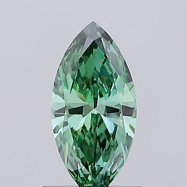 0.63 CT Fancy Vivid Green MARQUISE