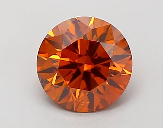 0.92 CT Fancy Vivid Orange ROUND