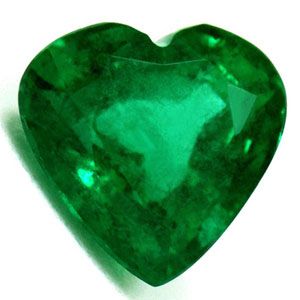 Szmaragd 1,02 ct, zielony, szlif serce