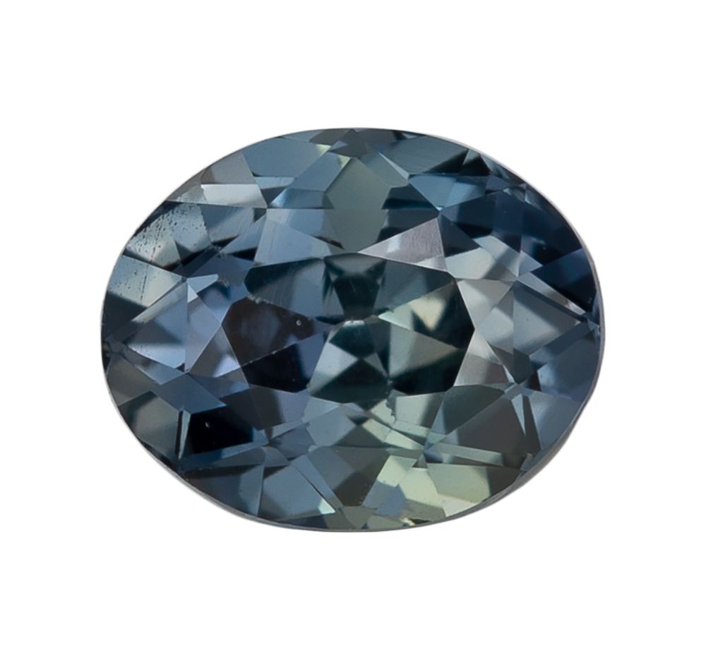 SAPPHIRE FACETED 1.01ct TEAL SI MADAGASCAR HEATED