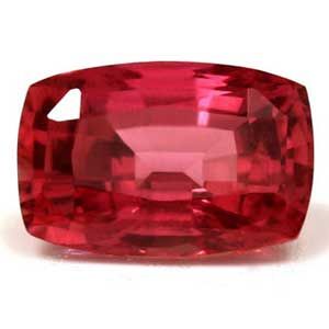 Szafir 1,41 ct, różowy, szlif cushion