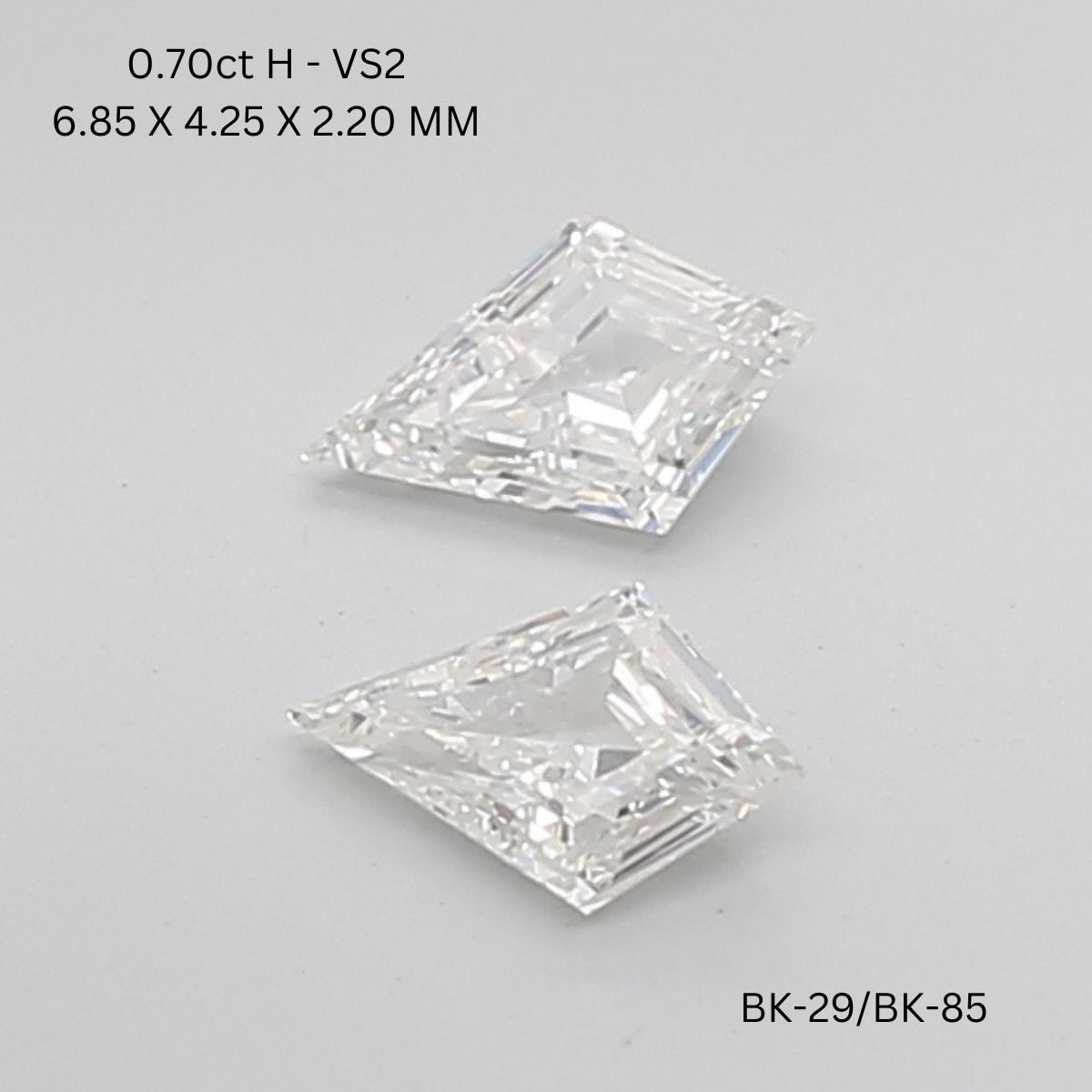 Prírodný diamant kite, VS1,...