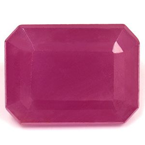 Rubin 9,11 ct, czerwony, szlif szmaragdowy