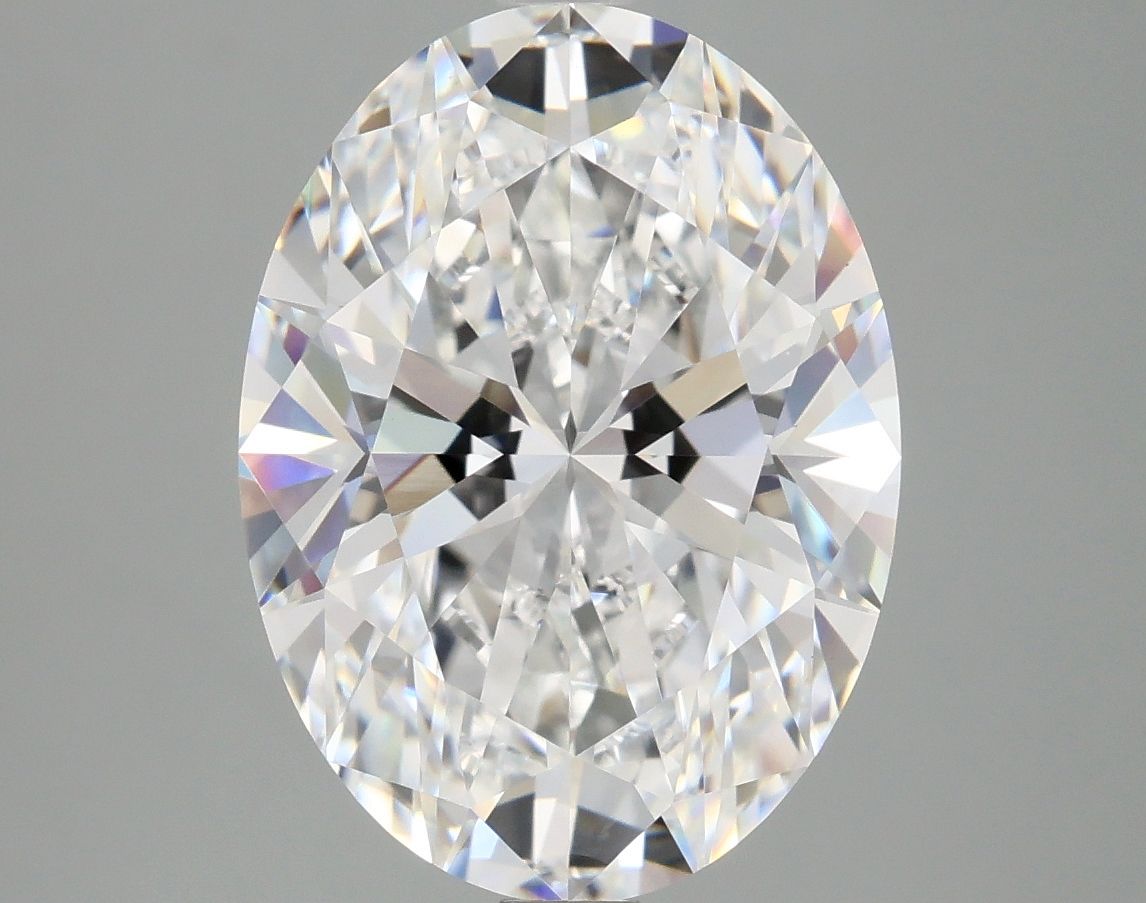 Diamant Ovale 5.09 ct - Couleur D - Pureté VS1
