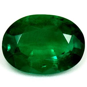 Szmaragd 1,20 ct, zielony, szlif owalny