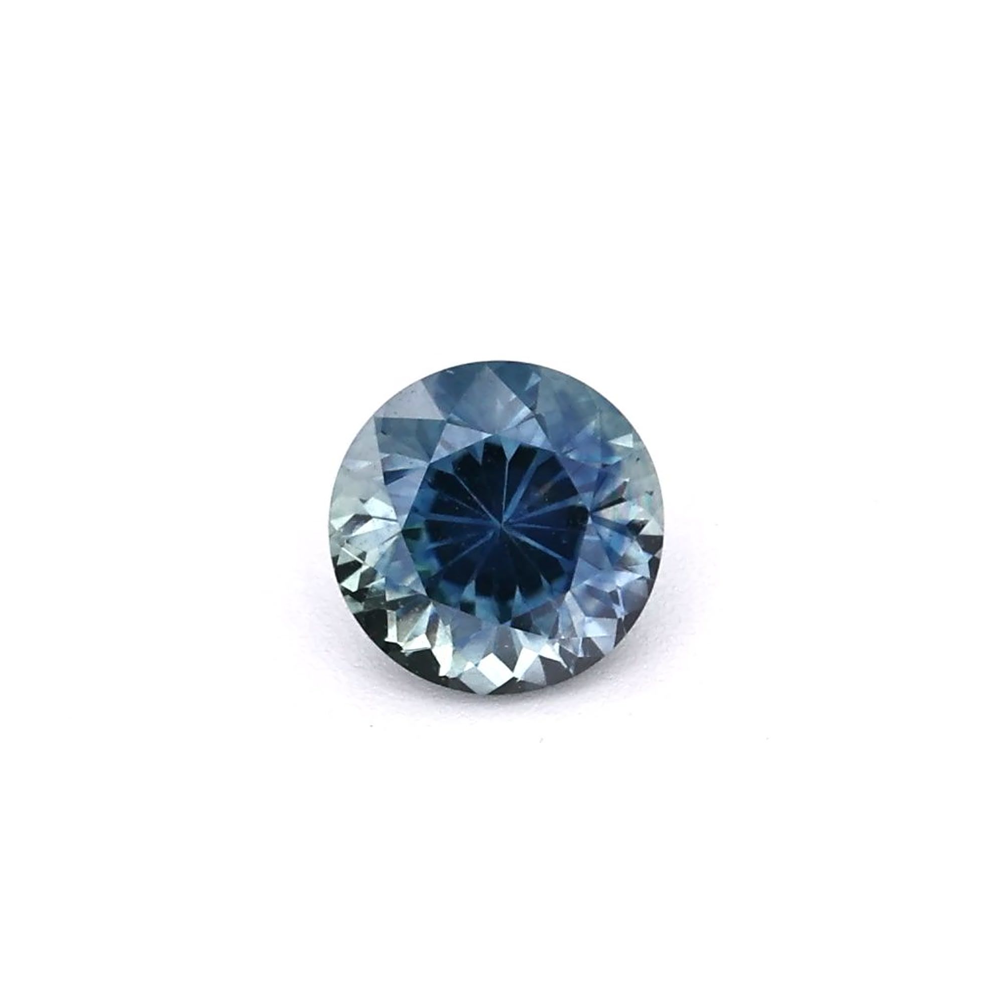 SAPPHIRE FACETED 0.72ct GREEN Blue Green EC UNITEDSTATES HEATED