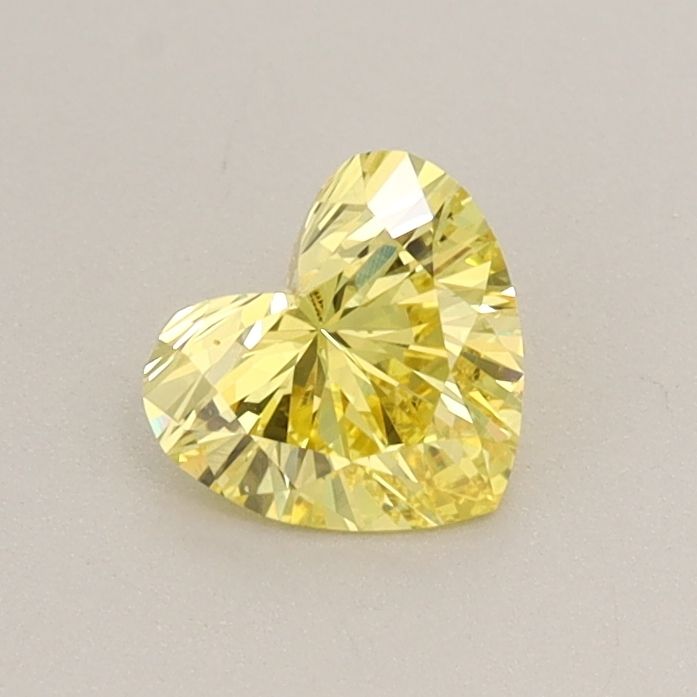 0.5 CT Fancy Vivid Yellow HEART