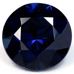SAPPHIRE FACETED 1.35ct BLUE Intense Blue EC MADAGASCAR HEATED