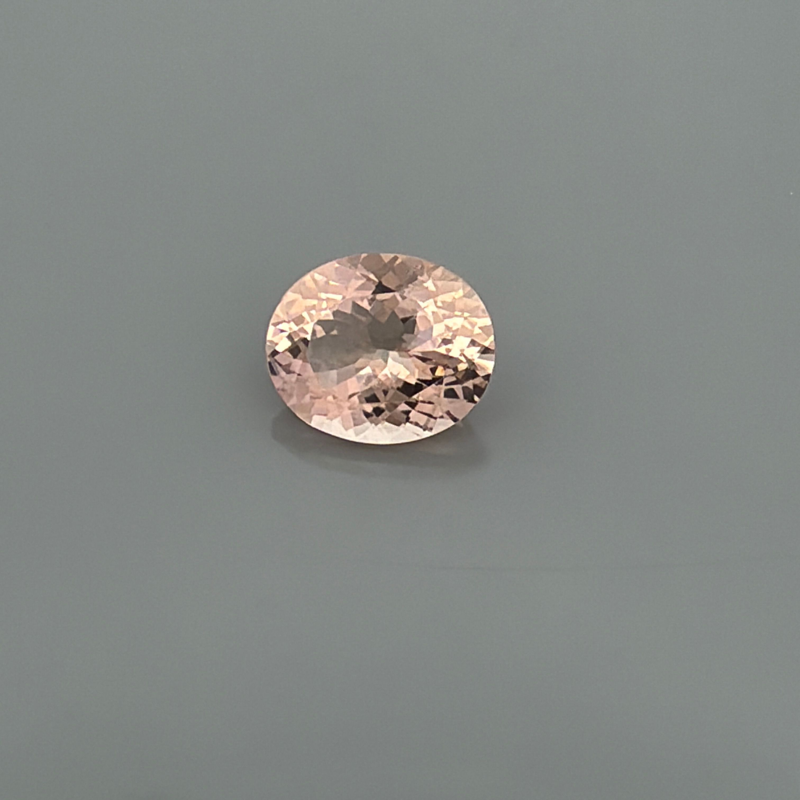 Morganit 5,19 ct, różowy, szlif owalny