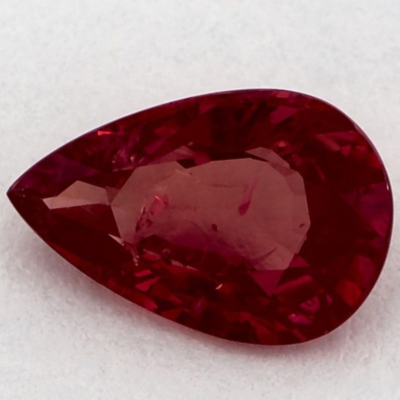RUBY FACETED 1.29ct RED Red EC MOZAMBIQUE HEATED