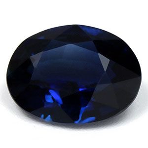 Szafir 1,80 ct, niebieski, szlif owalny