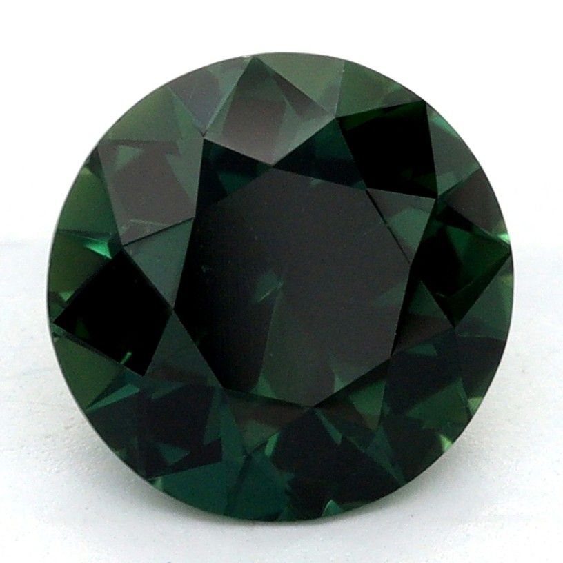 Szafir 1,50 ct, morski, szlif okrągły