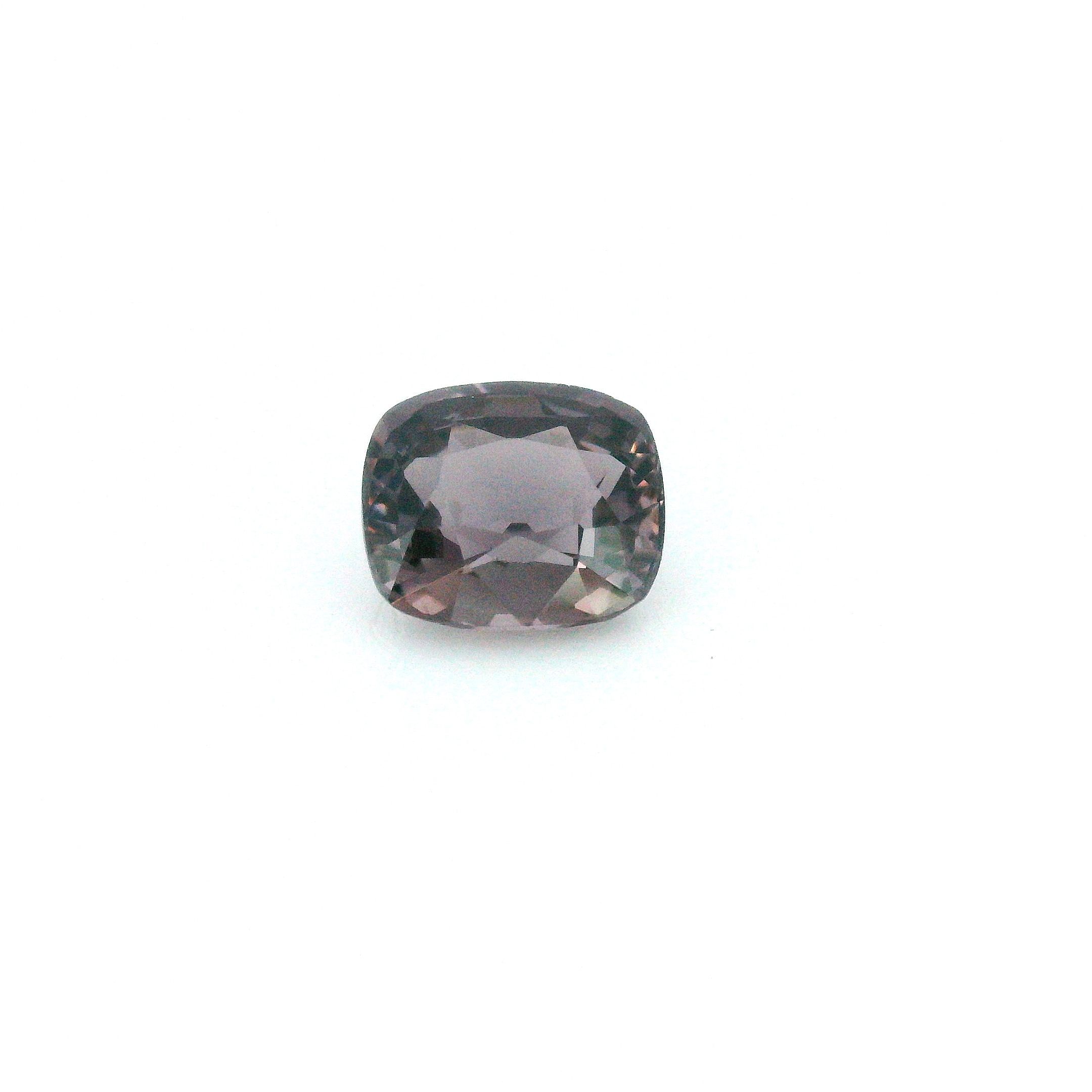 Spinel 1,29 ct, purpurowy, szlif cushion
