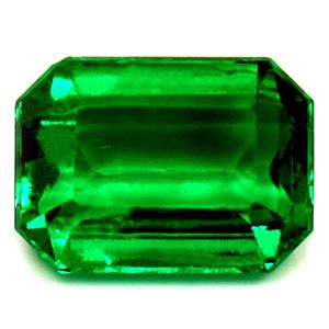 Szmaragd 1,00 ct, zielony, szlif szmaragdowy
