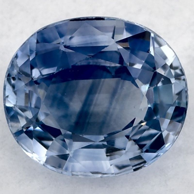 Szafir 2,69 ct, niebieski, szlif owalny