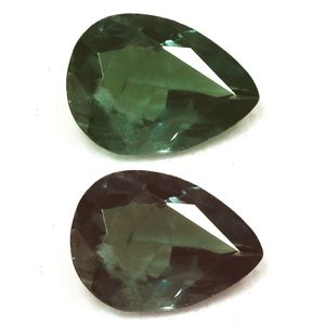 ALEXANDRITE FACETED 0.46ct GREEN Blue Green to Purple SI INDIA NONE