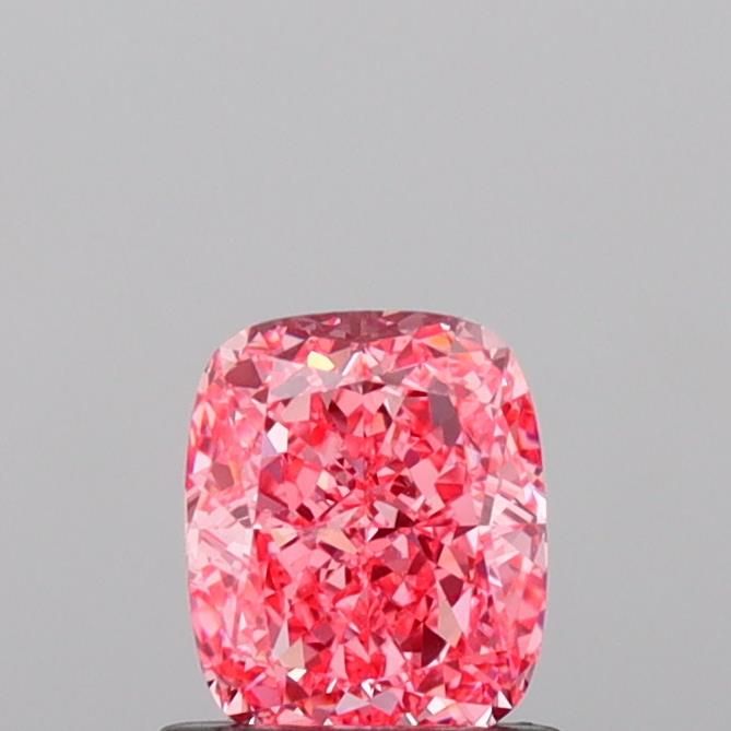 1.02 CT Fancy Vivid Pink CUSHION BRILLIANT